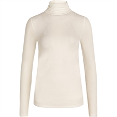 BRUUNS BAZAAR RULLEKRAVE, ANGELABB ROLL NECK, SNOW WHITE